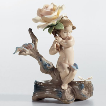 LLADRO�i�����h���jNo.6919�w�o���̎q�ǂ��i���X�j�x